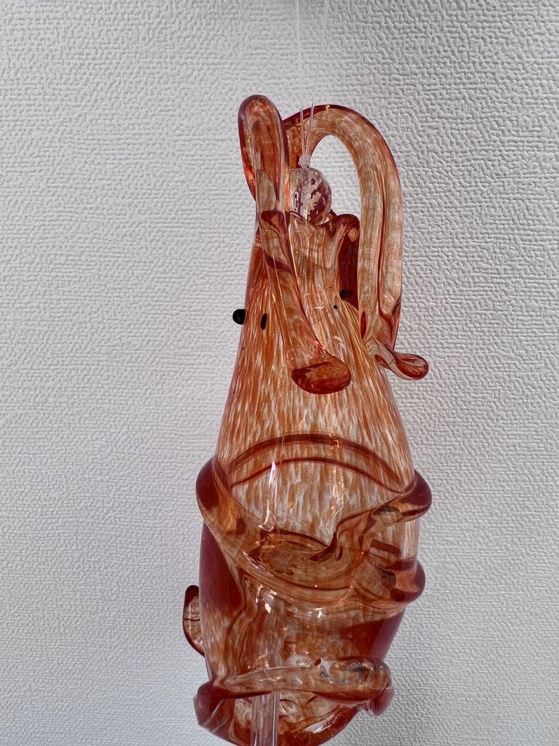 Amazon.co.jp: えび風鈴 TAKUGLASS 弥彦クラフト クラゲ風鈴 : DIY